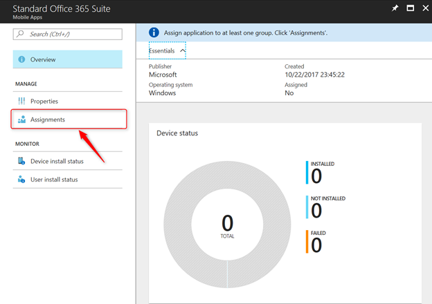 Assign Office 365 to user groups