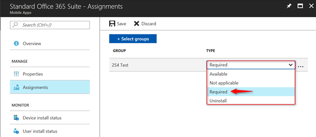Assign Office 365 to user groups