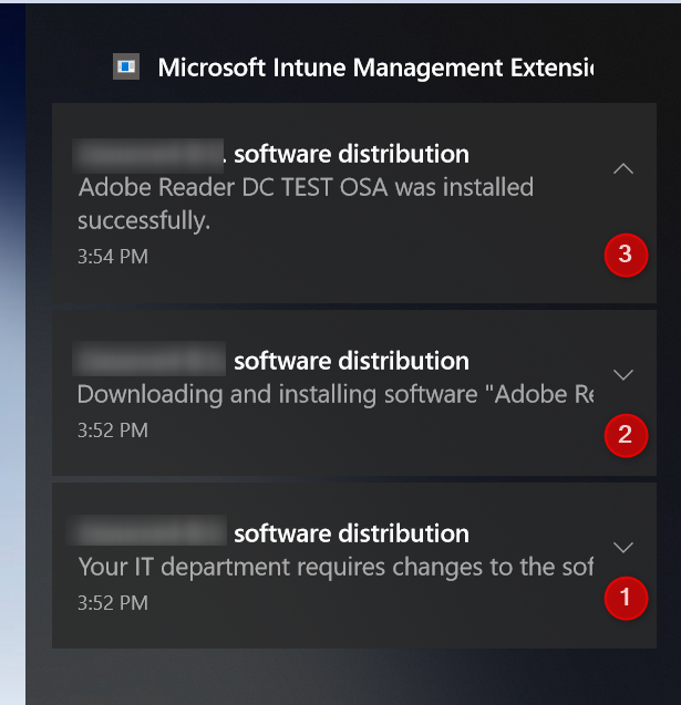 Intune win32 application user experience