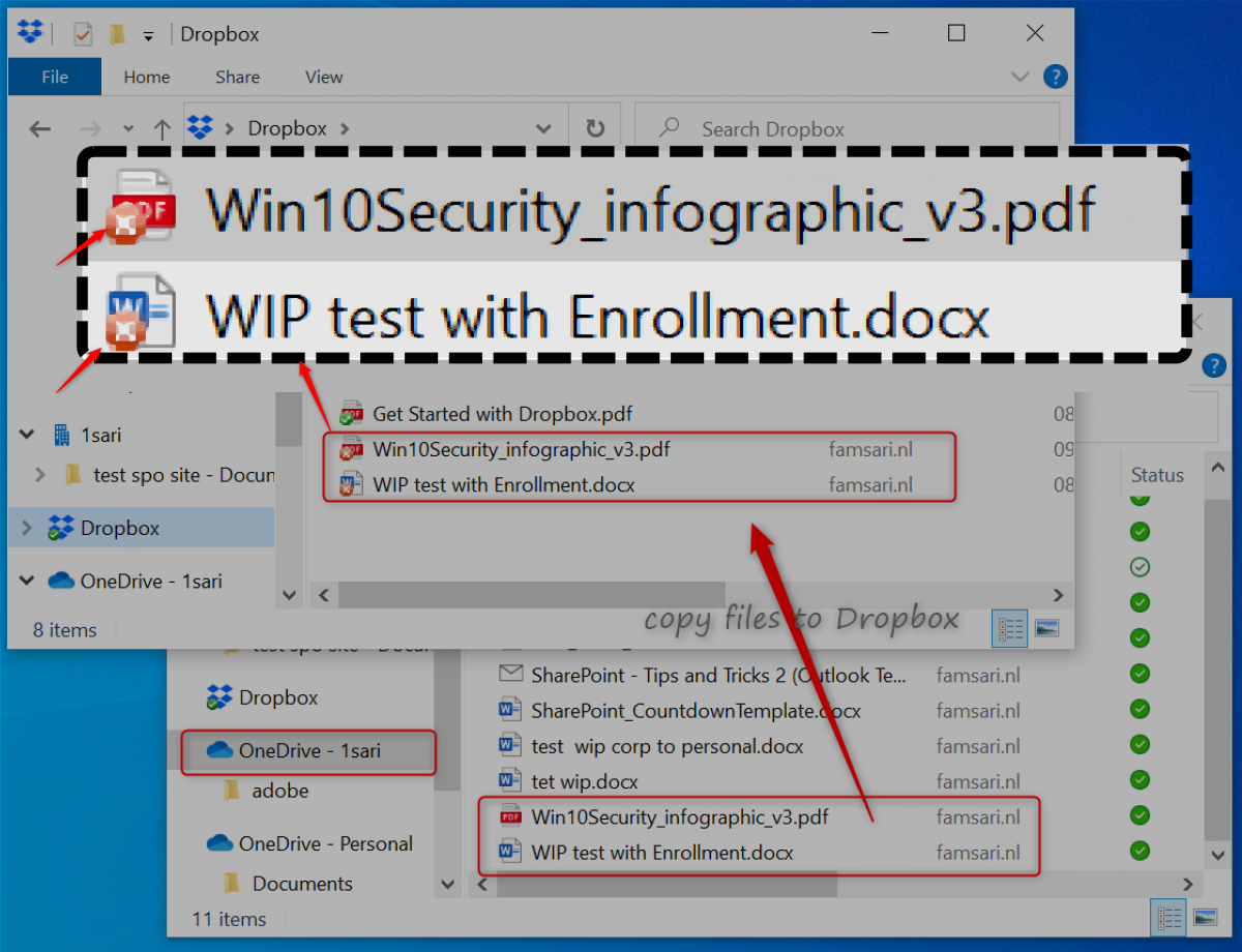 Microsoft Windows Information Protection User Experience