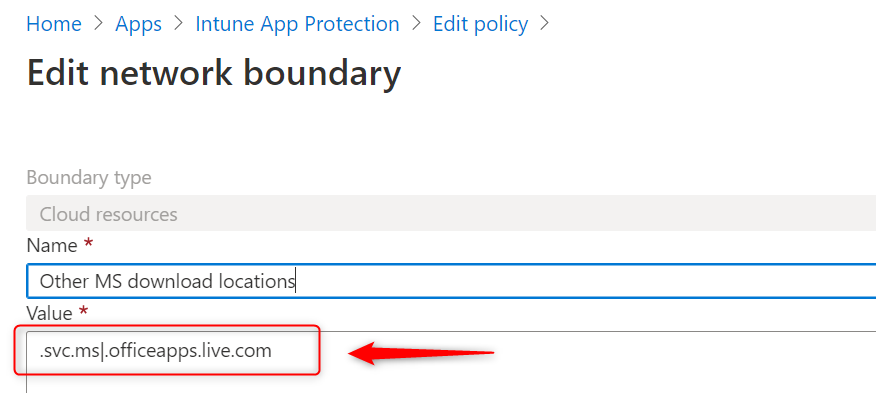 WIP Network boundaries- other MS download location