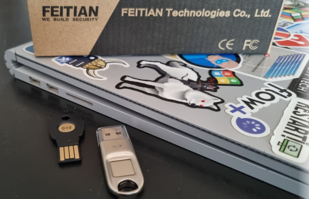 Passwordless with Feitian BioPass FIDO2 Security key