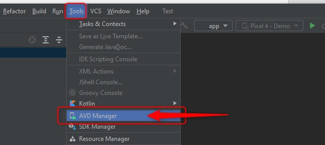 Android Studio - AVD Manager