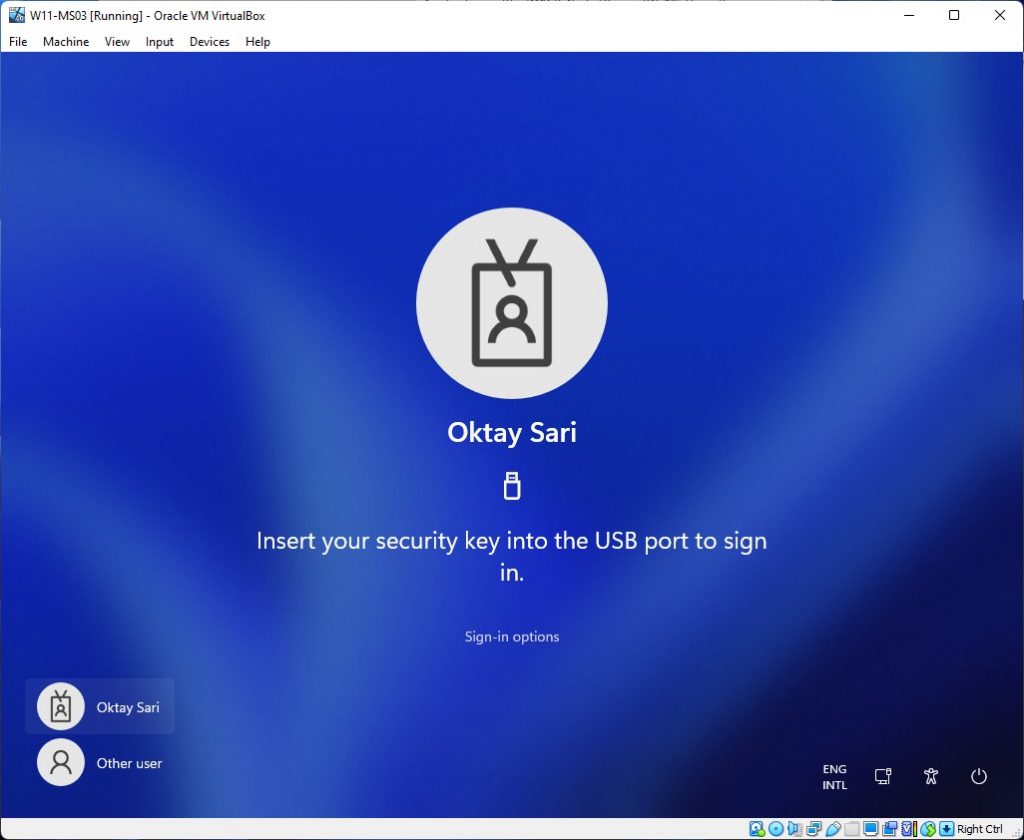 Sign-in to Windows 11 with a security key