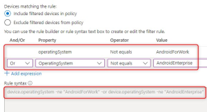 Blocking access to Microsoft 365 outside the Android for Work Profile ...
