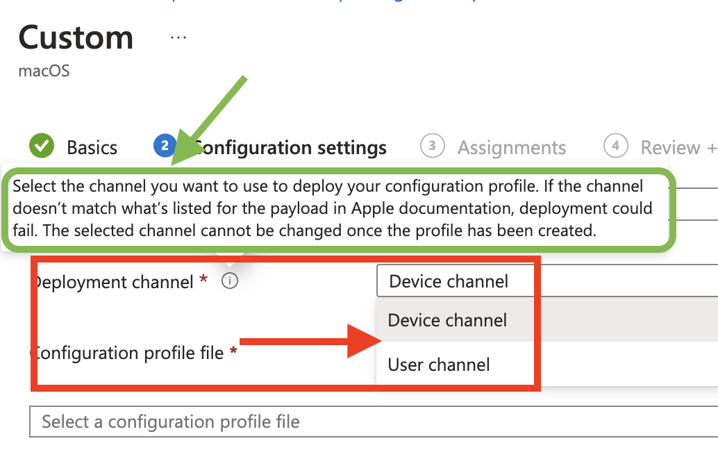 Managing macOS with Intune - Custom profile and mobileconfig file