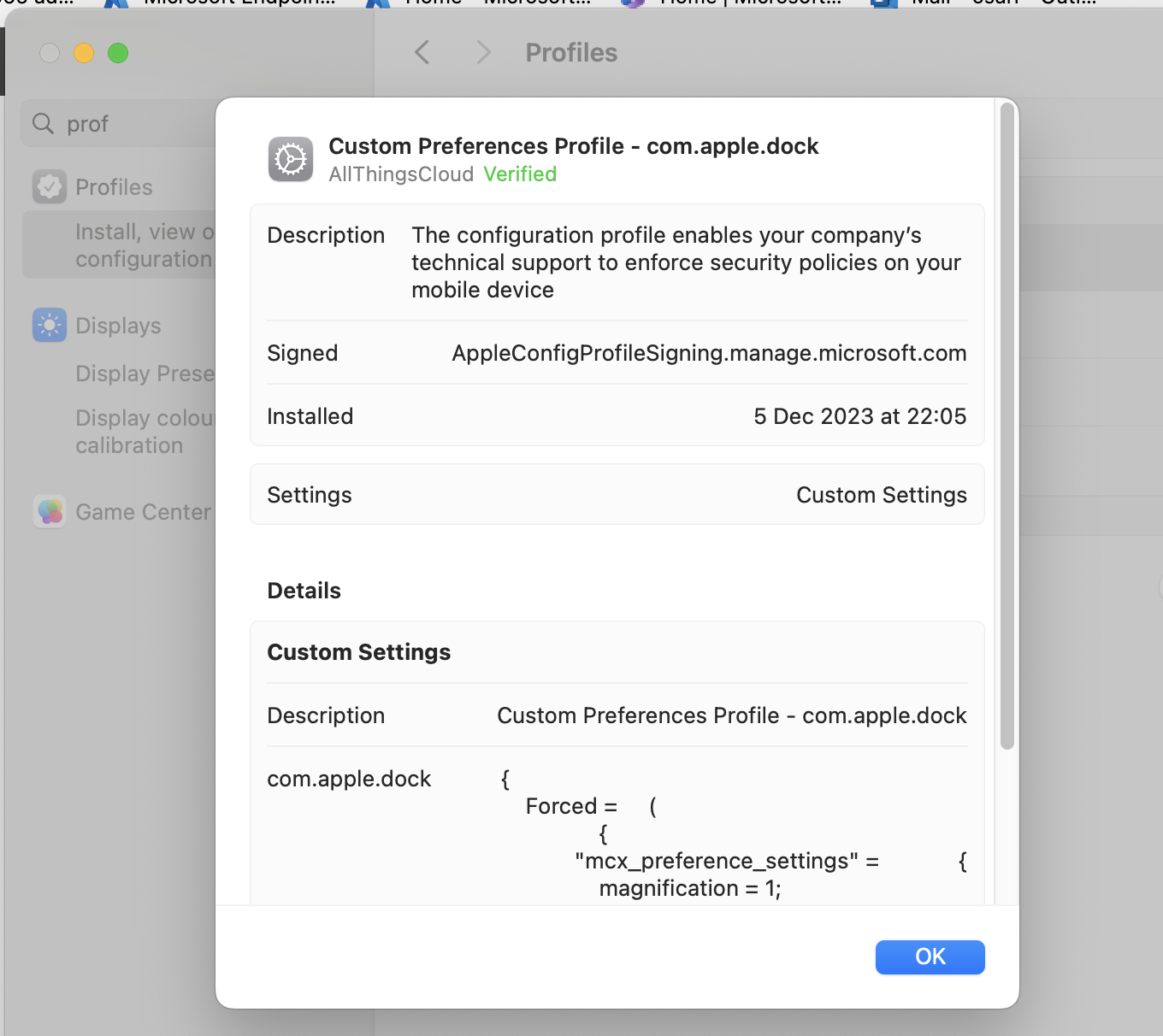 Managind macOS with Intune - Custom Preference Profile
